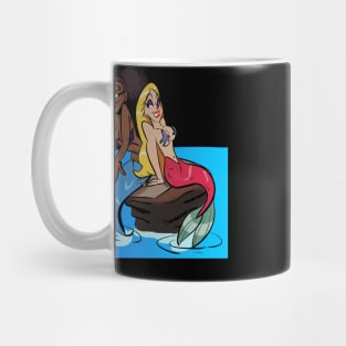 2 Cute Mermaids Mug